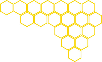 hexagon honeycomb outline