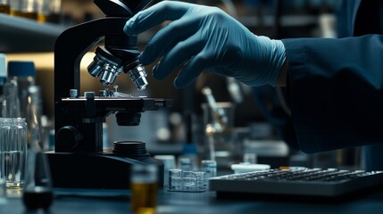 Poster - Explore the intricacies of laboratory research with advanced microscopy techniques