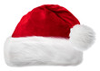 © volff - Santa Hat or Christmas Hat isolated on white background. Symbol of Christmas and New Year holiday and happiness.
