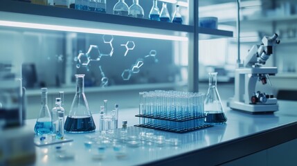 Poster - Explore the intricacies of scientific research with laboratory equipment