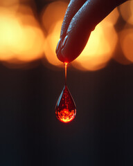 Poster - drop of oil
