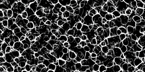 Abstract black and white cellular pattern with organic network design