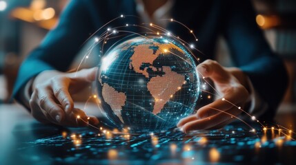 Poster - Global Connection Concept