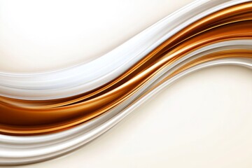 Abstract white and brown wave background.