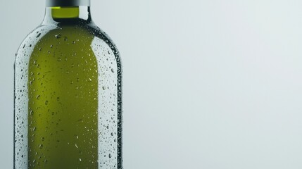Poster - Clear Water Droplets on a Cool Bottle