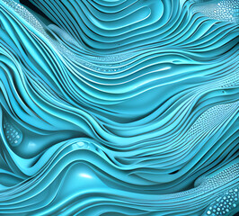 Leinwandbilder - Blue and colorful wavy dynamic motion graphics. light motion shape curve. wavy banner template. background texture, neat cracks, 8k quality. generative ai	