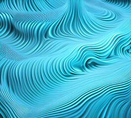 Leinwandbilder - Blue and colorful wavy dynamic motion graphics. light motion shape curve. wavy banner template. background texture, neat cracks, 8k quality. generative ai	