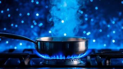 Wall Mural - cooking pot in the fire