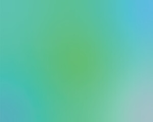 Poster - Cool Green And Blue Gradient Color Background For Versatile Design