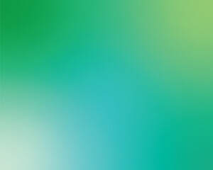 Poster - Natural Green And Blue Gradient Color Background For Versatile Design