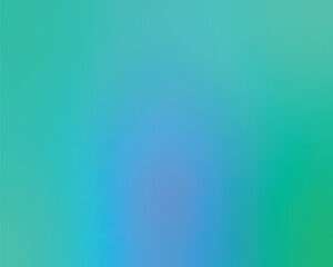 Poster - Peaceful Green And Blue Gradient Color Background For Versatile Design