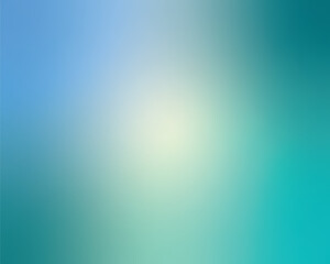 Poster - Serene Green And Blue Gradient Color Background For Versatile Design