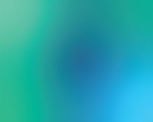 Poster - Soft Green And Blue Gradient Color Background For Versatile Design