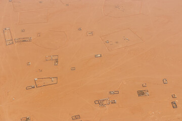 Wall Mural - Aerial view of Riyadh suburbs, Saudi Arabia