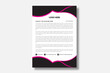 © AZI - Letterhead design template. Creative and elegant modern business A4 letterhead template.