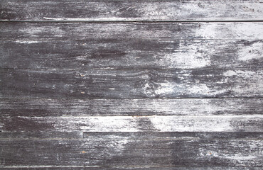 Wall Mural - black and white old wooden wall