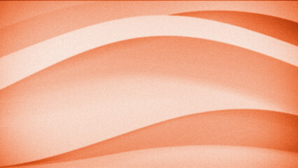 Wall Mural - soft orange gradient background with gentle wave patterns and grainy texture, ideal for 4k wallpaper