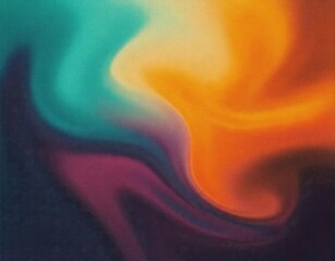 Wall Mural - vibrant grainy colorful gradient color blur effect background wallpaper
