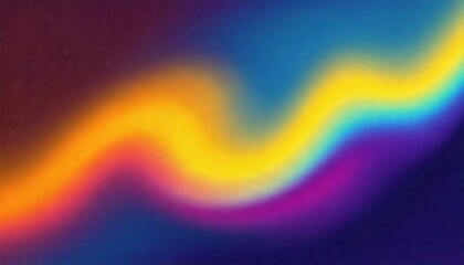 Wall Mural - vibrant grainy colorful gradient color blur effect background wallpaper