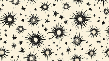 Wall Mural - seamless floral pattern