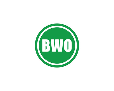 BWO logo design vector template. BWO