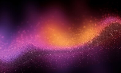 Poster - Vivid Gradient Background with Grainy Texture and Abstract Shapes