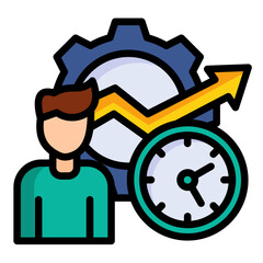 Wall Mural - Productivity Icon