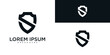 © gibran fatih - Letter S shield logo design template. Premium Vector