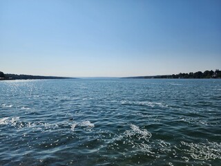 waves on the lake