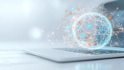 Poster - Leverage ai assistants to optimize supply chain management on your laptop for enhanced efficiency and productivity