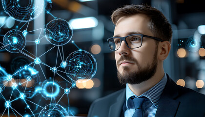 Poster - Business analyst leverages supply chain data to drive strategic insights and enhance decision-making efficiency