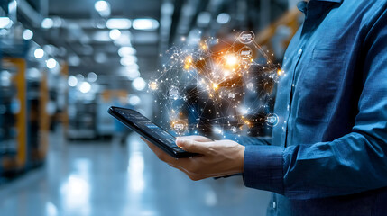 Poster - Optimize logistics costs by analyzing data charts with advanced technology tools