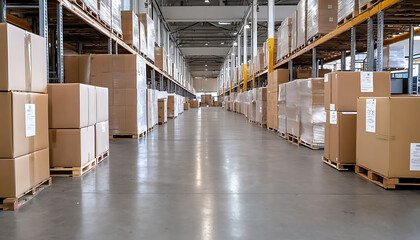Poster - How smart inventory tags on packages streamlined logistics in modern warehousing operations