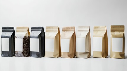 Poster - Sleek Packaging Design for Coffee Products Display