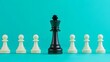© Phichaphat - Black King Chess Piece Leadership