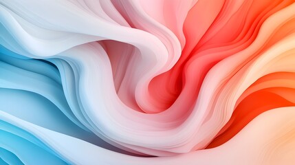 Leinwandbilder - Mesmerizing abstract background featuring a soft spiral of pastel colors creating a hypnotic ethereal and visually captivating visual experience