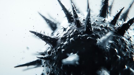 Poster - Detailed Close-Up of Spiky Texture Surface