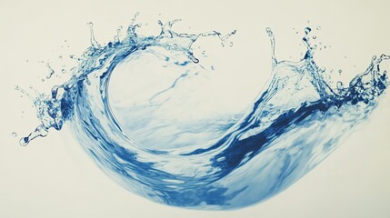 Poster - Captivating Water Splash Art in High Resolution