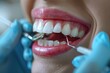 © Ruslan Batiuk - Perfect smile: orthodontic bracket or brace, highlighting dental treatment concept that aligns teeth, improves oral health, transforms smiles through precise, effective orthodontic care.