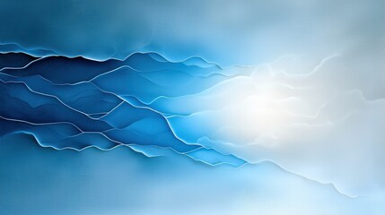 Poster - A captivating blue-grey background that creates a moody and introspective feel, perfect for artistic and creative expressions.