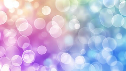 Wall Mural - Pastel colorful bokeh glitter abstract background 