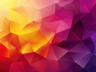 Poster - Vibrant simple backgrounds featuring abstract geometric shapes in colorful gradients for creative designs