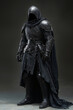 © stanhert - A person wearing a black armor with a hood and cape