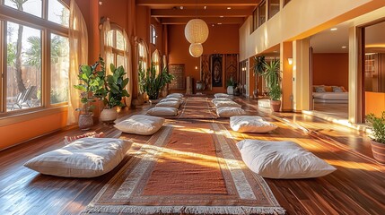 Poster - Create a tranquil atmosphere in your wellness retreat with natural elements and mindful decor