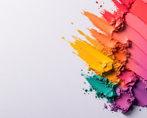 Explore how artists skillfully mix bold colors to create stunning visual effects and textures using high-quality paints.