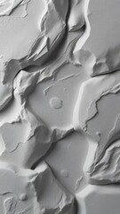 Leinwandbilder - Abstract 3D textured surface with rugged, rocky patterns in grayscale, ideal for artistic backgrounds