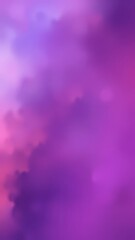 Poster - Dreamy purple and pink clouds, ideal for ethereal and whimsical design projects