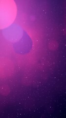 Fototapete - Pink and purple bokeh lights with starry background, ideal for enchanting and whimsical designs