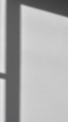 Fototapete - Soft shadow of a window on a gray wall, perfect for minimalist and atmospheric designs