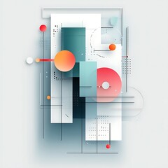 Poster - Smooth Gradient Abstract Background with Layers